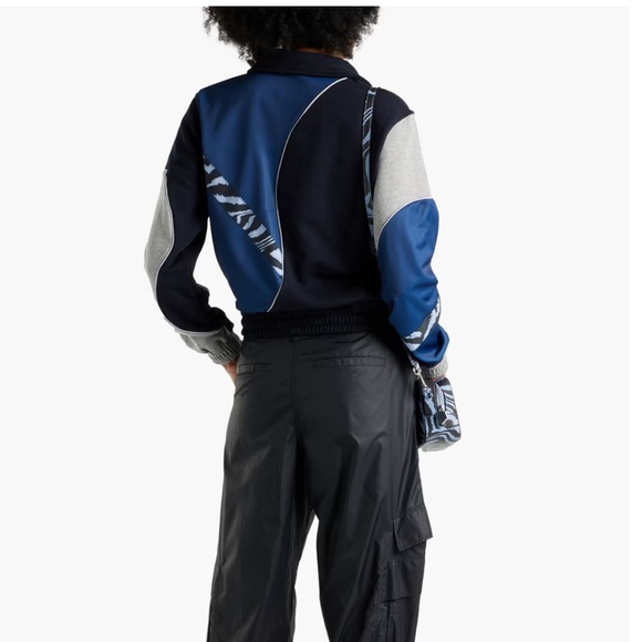 Ganni x Ahluwalia Cloudburst Colorblock Track Jacket size 42 US size 12 M-L-XL - Picture 4 of 16
